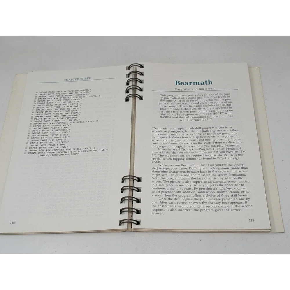 Second Book OF IBM by Compute Publishing Programming Games PC Computer Book VTG